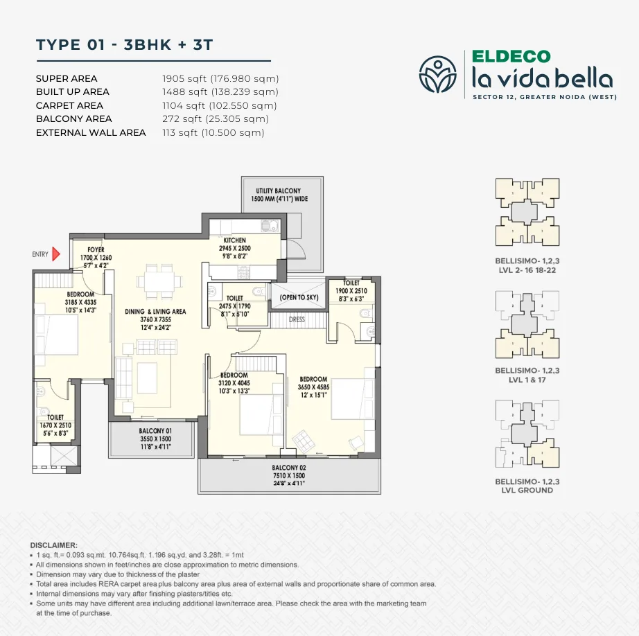 Eldeco La Vida Bella — Other